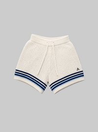 Monaco Blue Crochet Shorts