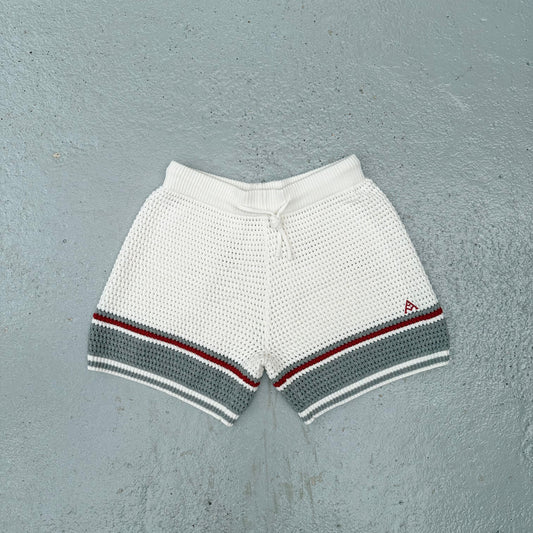 Garda Crochet Shorts in Grey